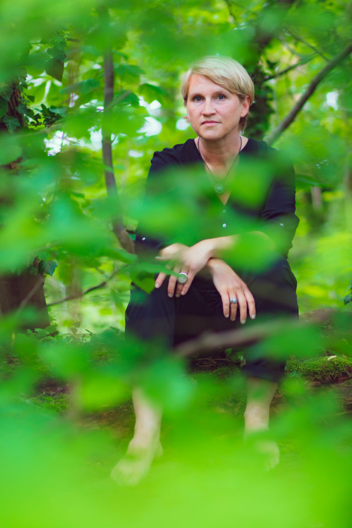 Sylvia Dallhammer in grün